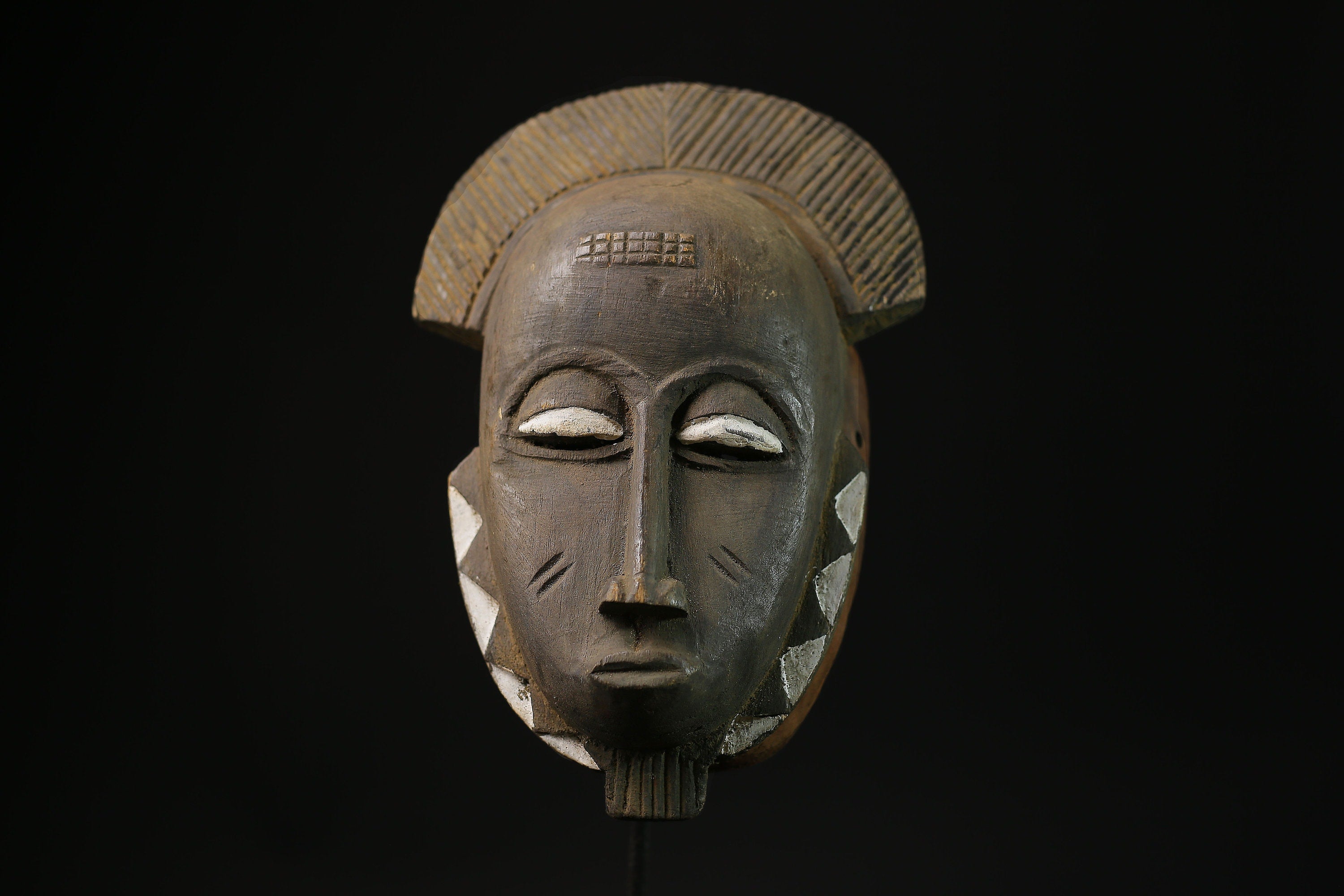 African Masks Carved Wood Tribal Guru Mask Of The African Handmade Masks-5315