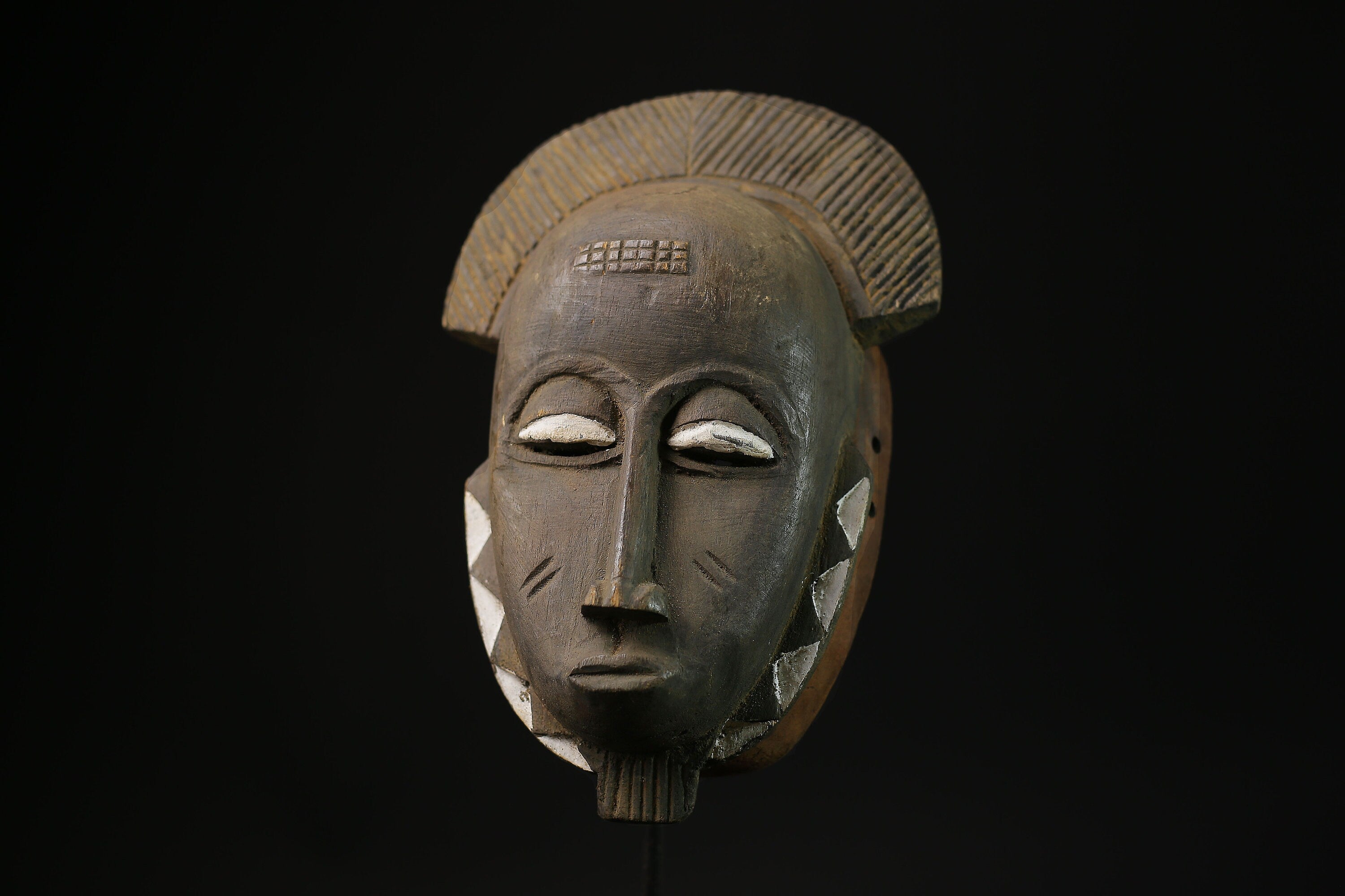 African Masks Carved Wood Tribal Guru Mask Of The African Handmade Masks-5315
