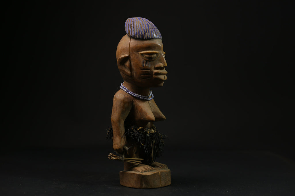 African Figure Ibeji Figure (Ere Ibeji) Yoruba Oshogbo Erin Region Nigeria-6761
