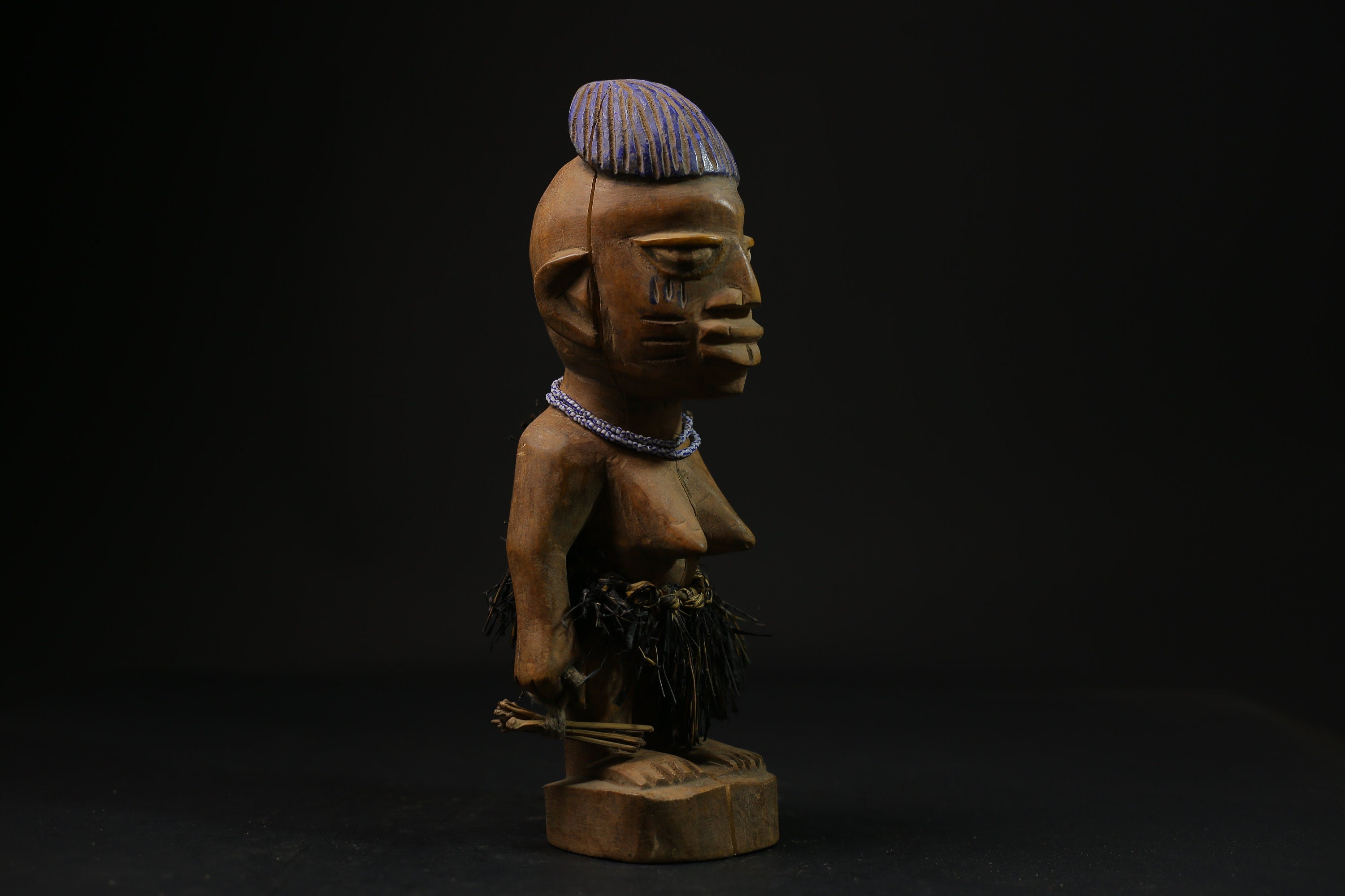 African Figure Ibeji Figure (Ere Ibeji) Yoruba Oshogbo Erin Region Nigeria-6761