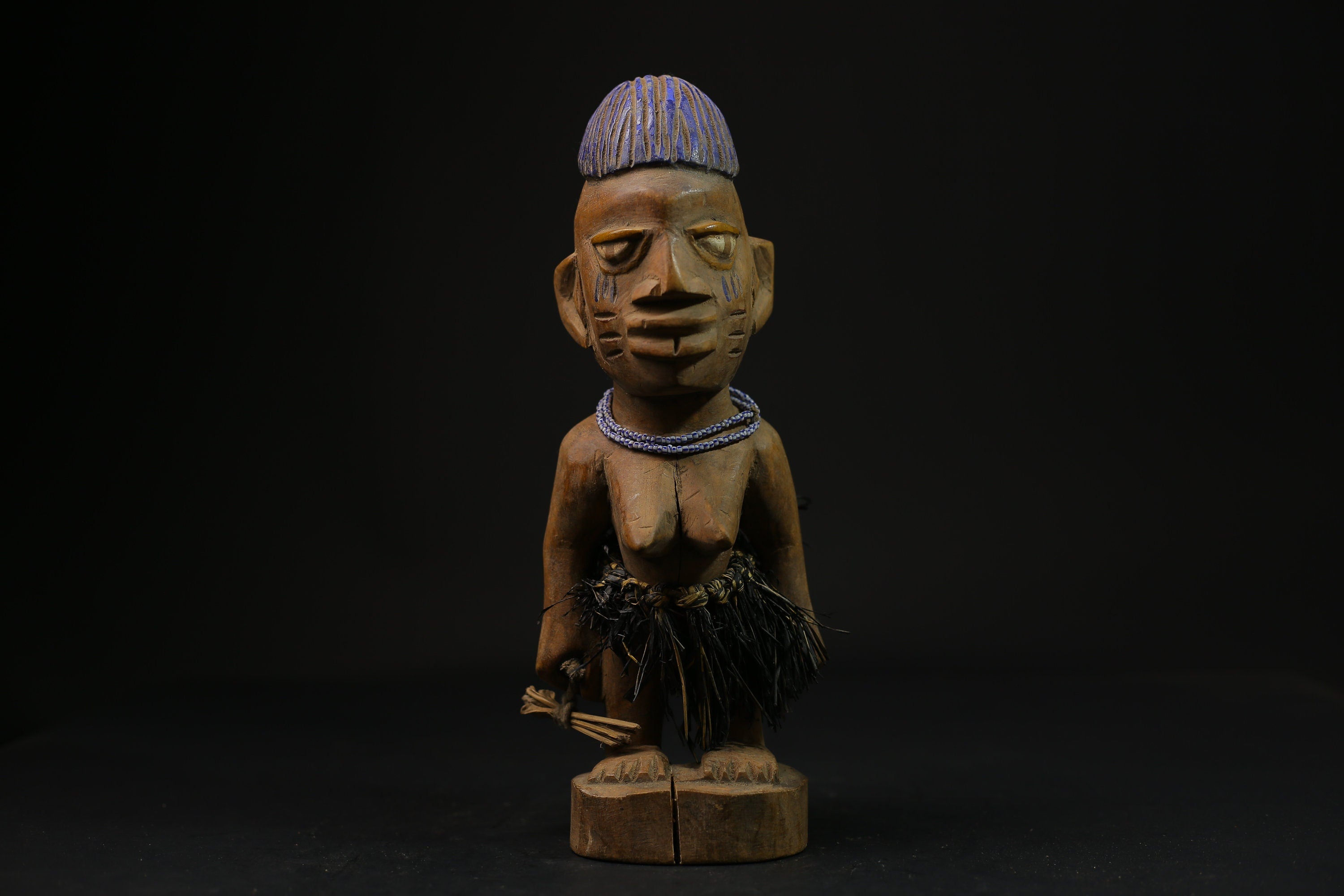 African Figure Ibeji Figure (Ere Ibeji) Yoruba Oshogbo Erin Region Nigeria-6761
