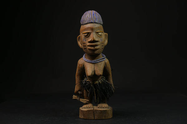 African Figure Ibeji Figure (Ere Ibeji) Yoruba Oshogbo Erin Region Nigeria-6761