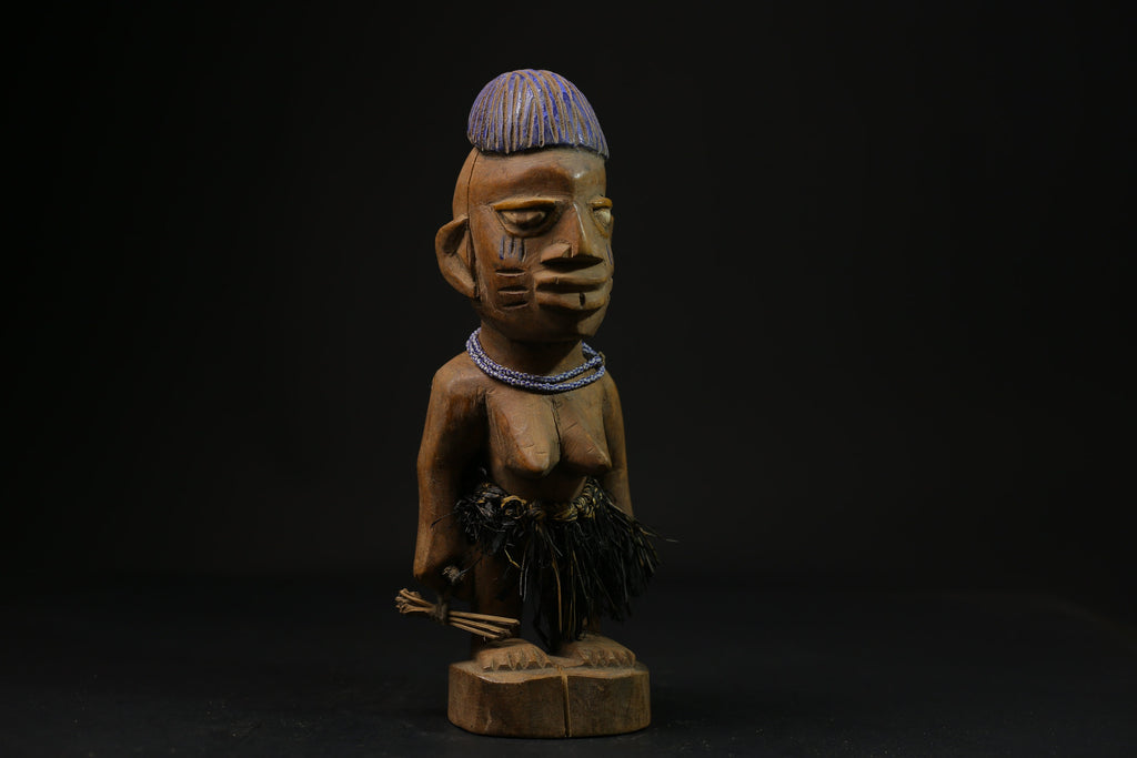 African Figure Ibeji Figure (Ere Ibeji) Yoruba Oshogbo Erin Region Nigeria-6761