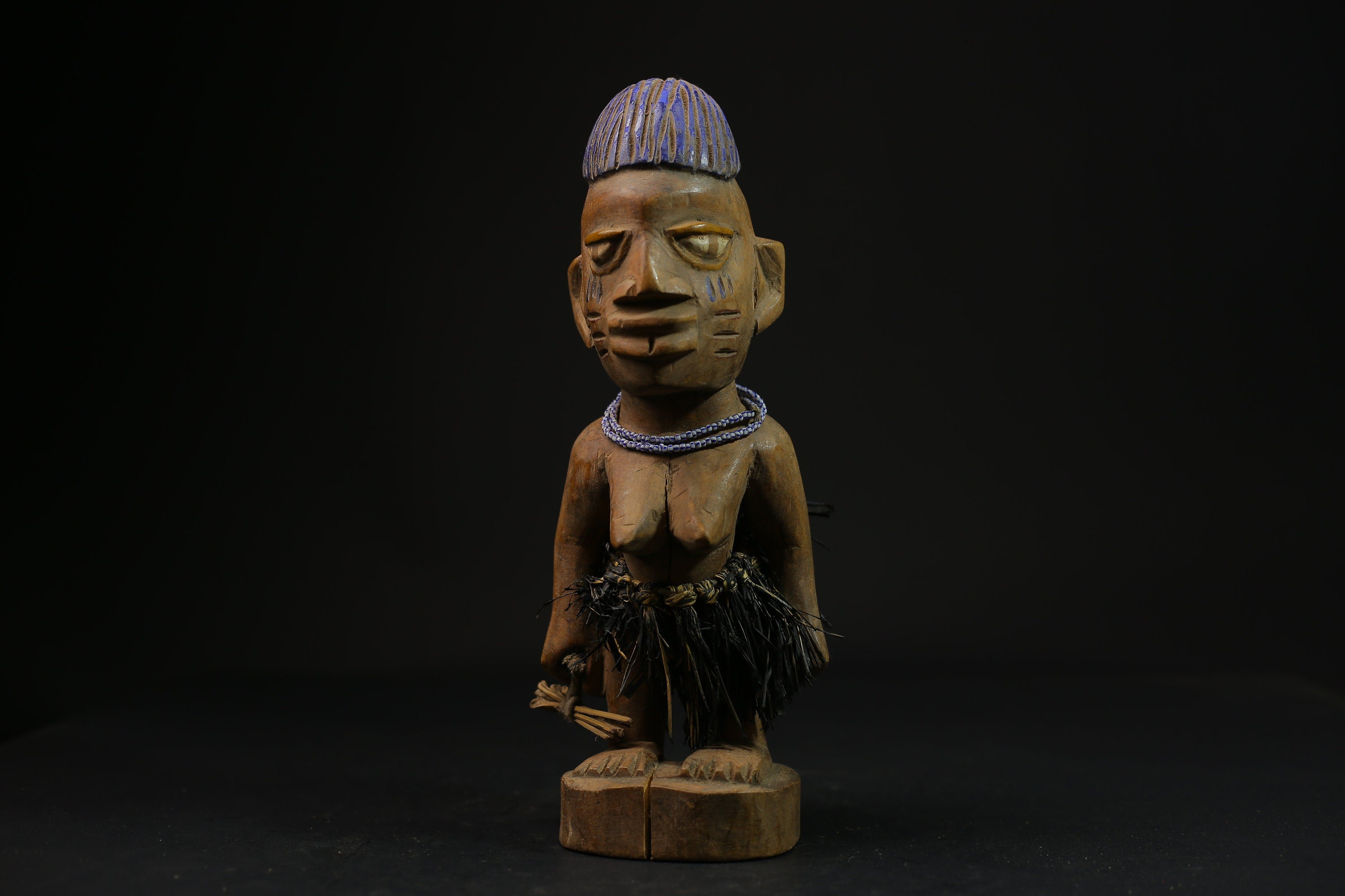 African Figure Ibeji Figure (Ere Ibeji) Yoruba Oshogbo Erin Region Nigeria-6761
