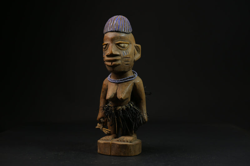 African Figure Ibeji Figure (Ere Ibeji) Yoruba Oshogbo Erin Region Nigeria-6761