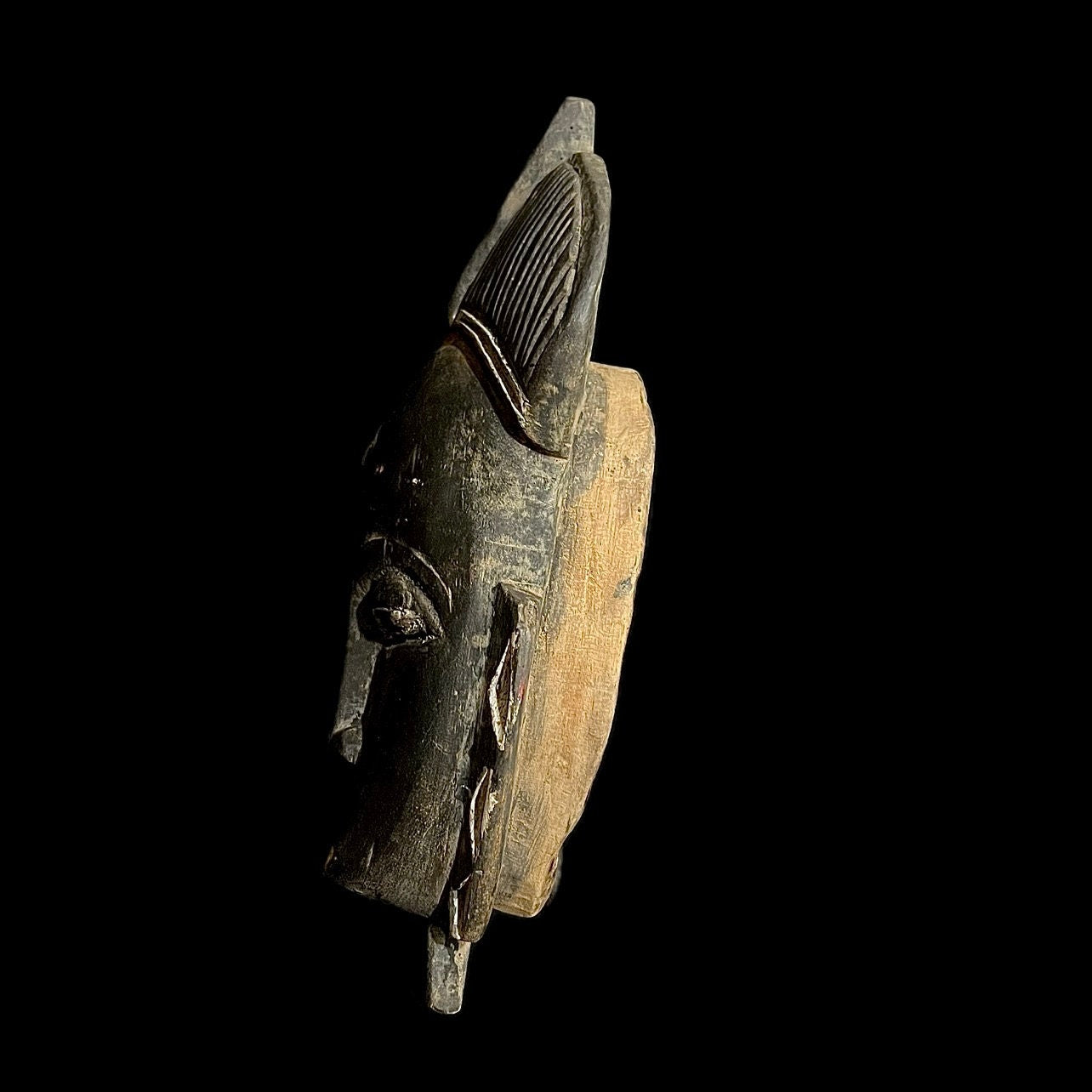 African mask Authentic Vintage Baule Tribal Mask African Face Wall Decor Handcrafted Antique Wood Art  Ethnic Home Accent-G1821