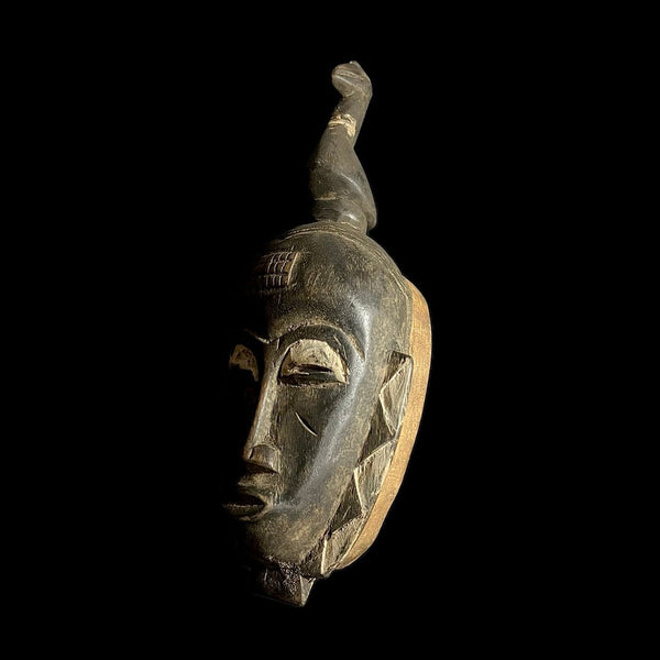 African Mask Baule Antique African Masks Wall Hanging Antiques Primitive masks for wall -G1842