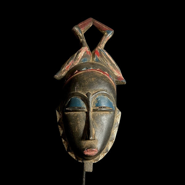 African Mask Baule Antique African Masks Wall Hanging Antiques Primitive masks for wall -G1843