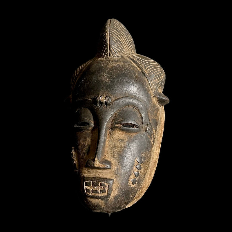 African Mask Baule Antique African Masks Wall Hanging Antiques Primitive masks for wall -G1847