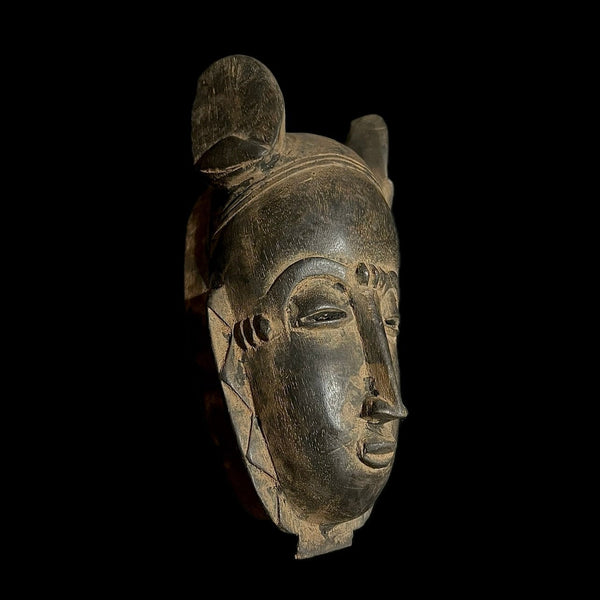 African Mask Baule Antique African Masks Wall Hanging Antiques Primitive masks for wall -G1848