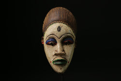 African Masks Tribal Face Vintage Carved Wood Hanging Guro Guro Mask masks for wall-9619