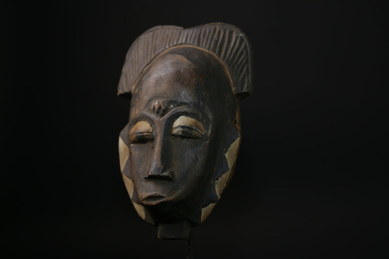 African Mask Hand Carved Tribal Mask Of Sn Guro Mask African Art Mask-5332