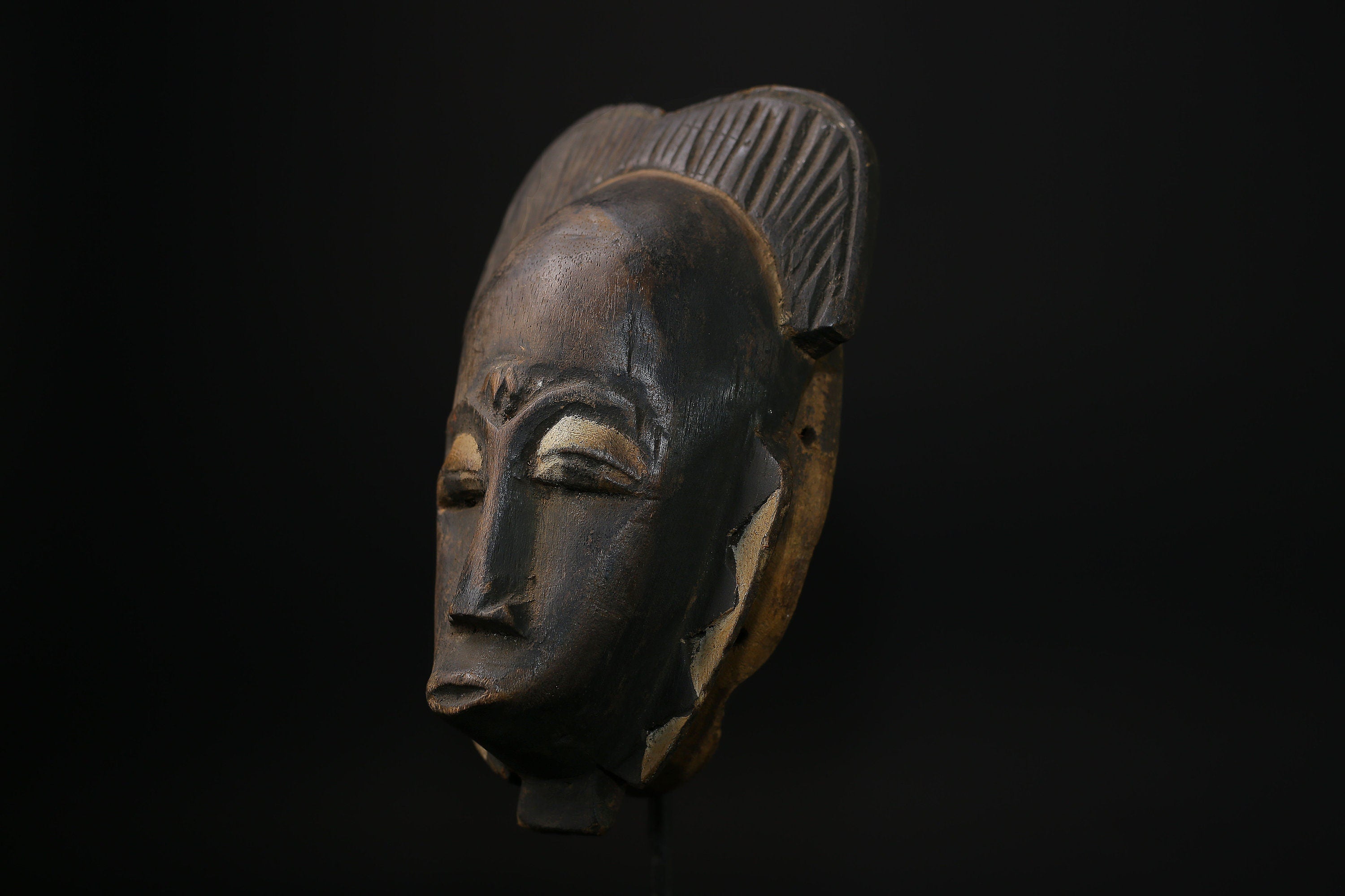 African Mask Hand Carved Tribal Mask Of Sn Guro Mask African Art Mask-5332