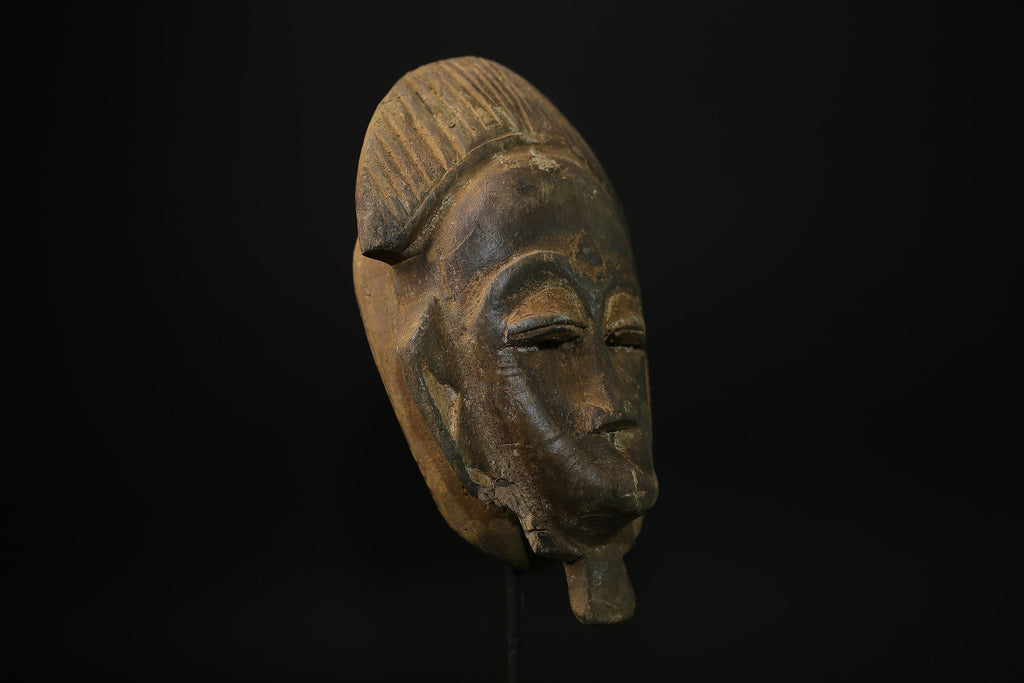 African Tribal Face Guro mask African mask whose forehead is divided mask- 5326