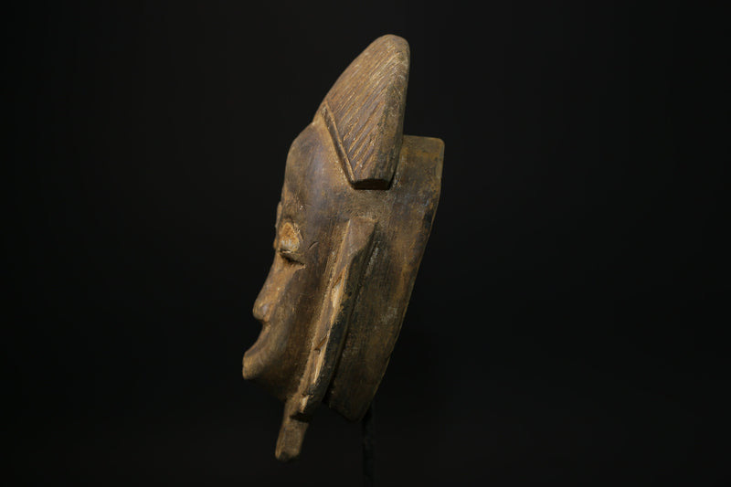 African Tribal Face Guro mask African mask whose forehead is divided mask- 5326