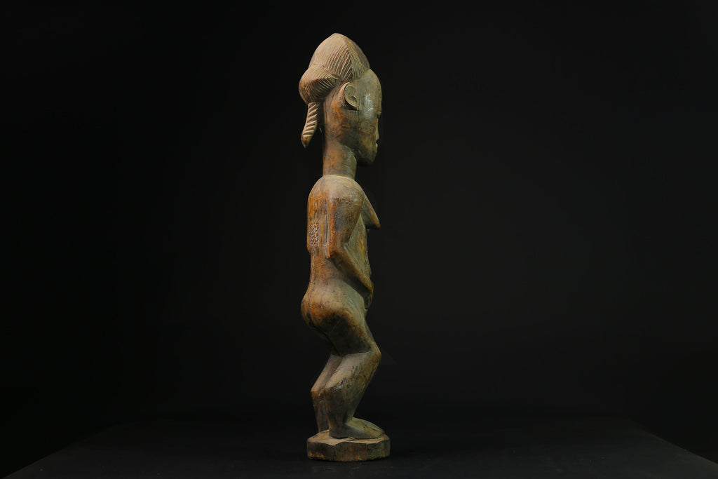 African sculpture from the African Hakan tribe Gif a wooden sculpture-G2107