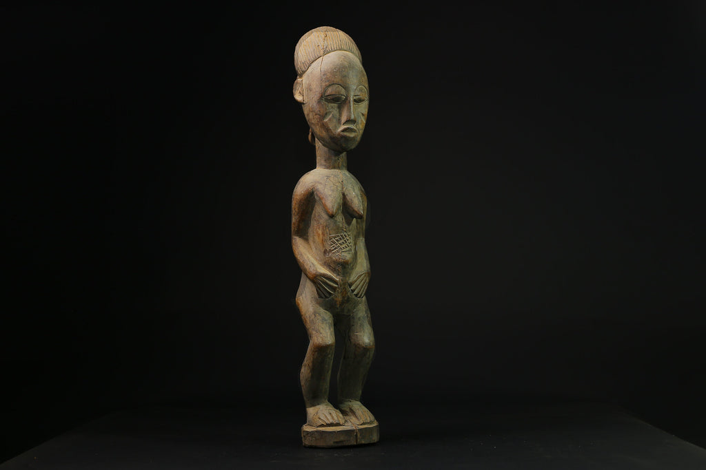 African sculpture from the African Hakan tribe Gif a wooden sculpture-G2107
