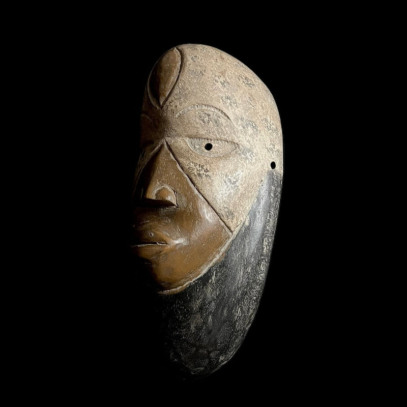 African Nigerian Igbo Wood Carved Spirit Mask IGBO Mask tribal masks for wall-G1858