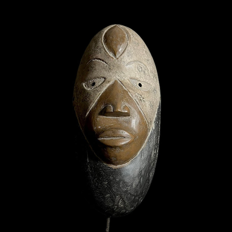 African Nigerian Igbo Wood Carved Spirit Mask IGBO Mask tribal masks for wall-G1858