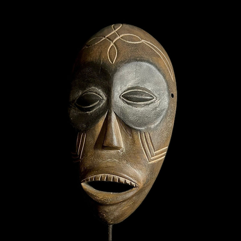 African Nigerian Igbo Wood Carved Spirit Mask IGBO Mask tribal masks for wall-G1860