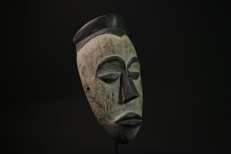 African Mask Wood Sculpture - Tribal Face Mask from Igbo People of Nigeria - Ceremonial Art Piece for Unique Wall Décor Collection-G2124