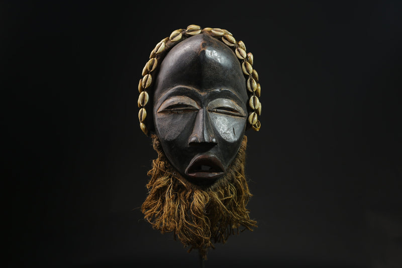 African Mask Wood Tribal Mask Vintage Hanging Mask Dan Tribe masks for wall -9627