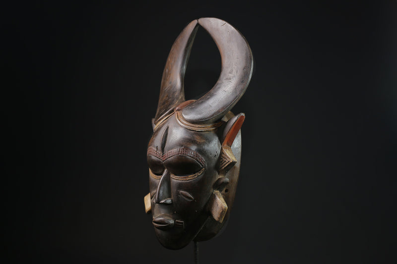 African Tribal Wood masks figure Decorative African wall Exclusive mask-8268