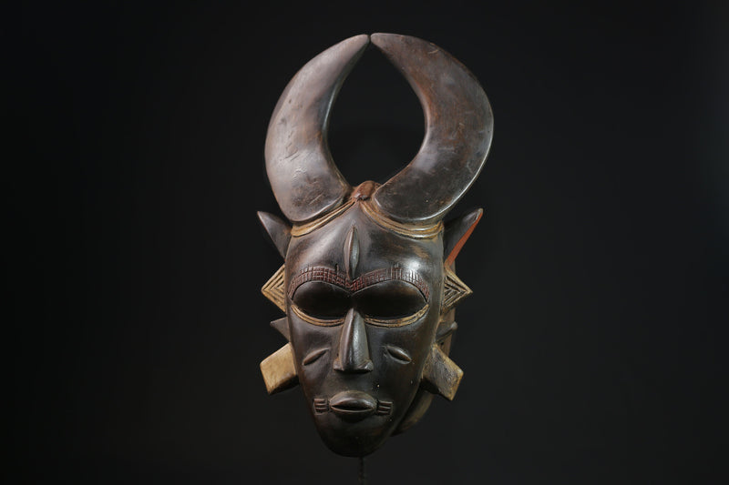 African Tribal Wood masks figure Decorative African wall Exclusive mask-8268