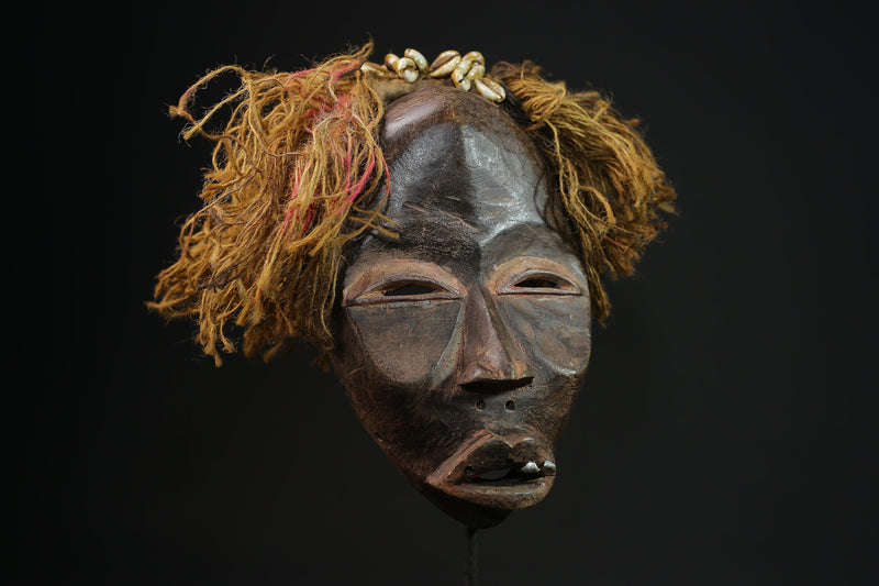 African masks antiques tribal wood mask Face Mask Hanging Dan masks for wall-9637