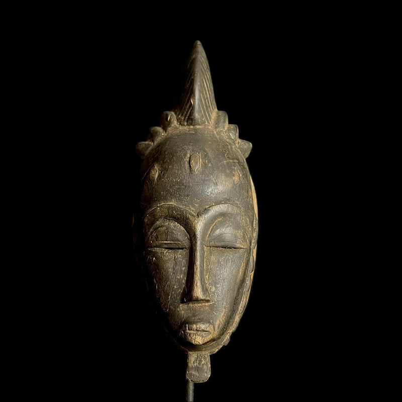 African Wooden Hand Carved Vintage Wall Mask African Art Guro Yaure masks for wall-G1877