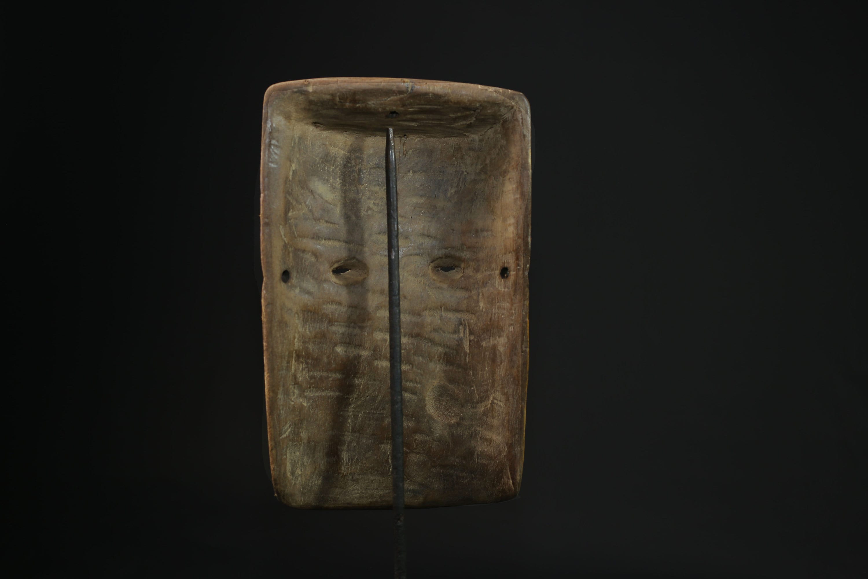African Mask - Hand-Carved Lega Tribal Art from Congo - Authentic Wooden Wall Hanging for Unique Ethnic Home Decor and Collectibles-8012
