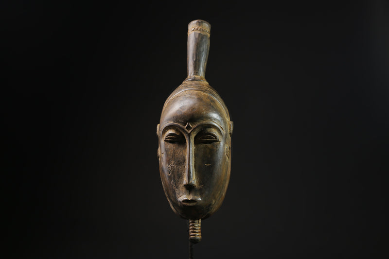 African Tribal Wood masks Yaouré mask Coast wood and pigments masks-4927