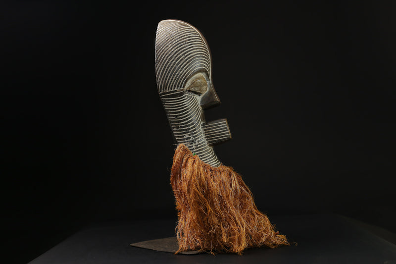 African Tribal Wood masks Collectibles Home Decor masque Songye Kifebwe-G2132