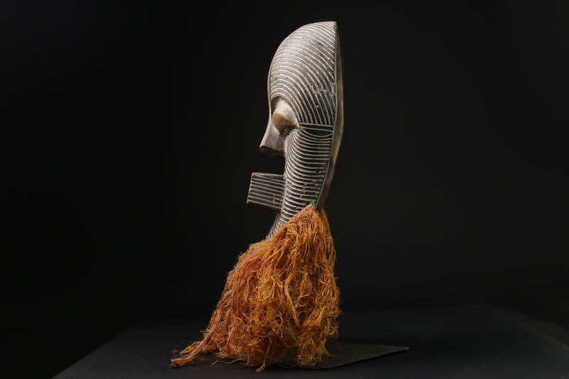 African Tribal Wood masks Collectibles Home Decor masque Songye Kifebwe-G2132