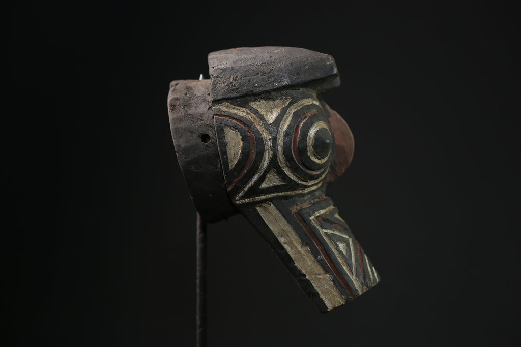 African Tribal Wood masks Hand Carved Bobo, Bwa, Kurumba, Mossi-6832
