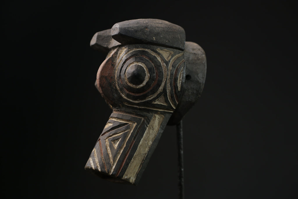 African Tribal Wood masks Hand Carved Bobo, Bwa, Kurumba, Mossi-6832