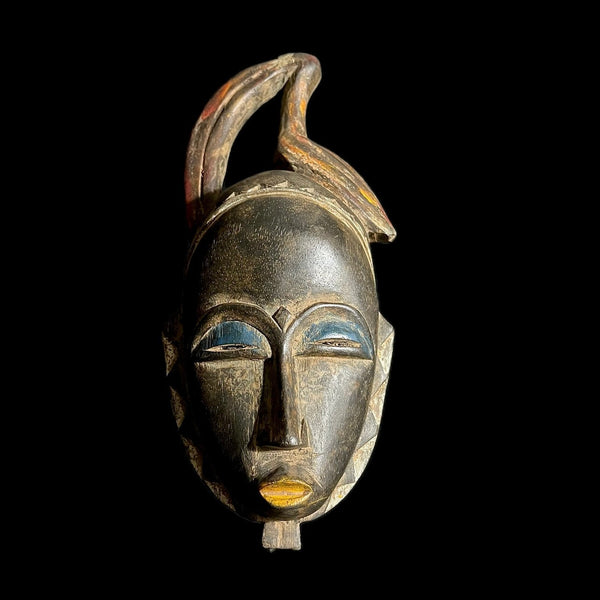 African mask GURO African mask antiques tribal art Face vintage Wood Carved Vintage mask-G1882