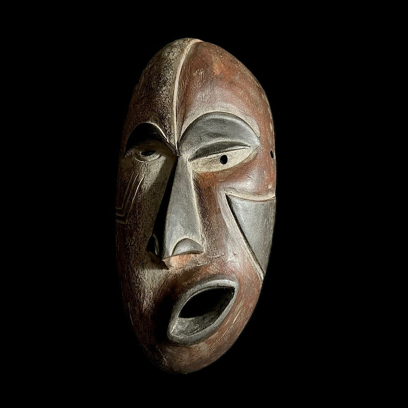African Mask Igbo Mask Gabon Wall Hanging Primitive Art Collectibles Home Decor Masque-G1899