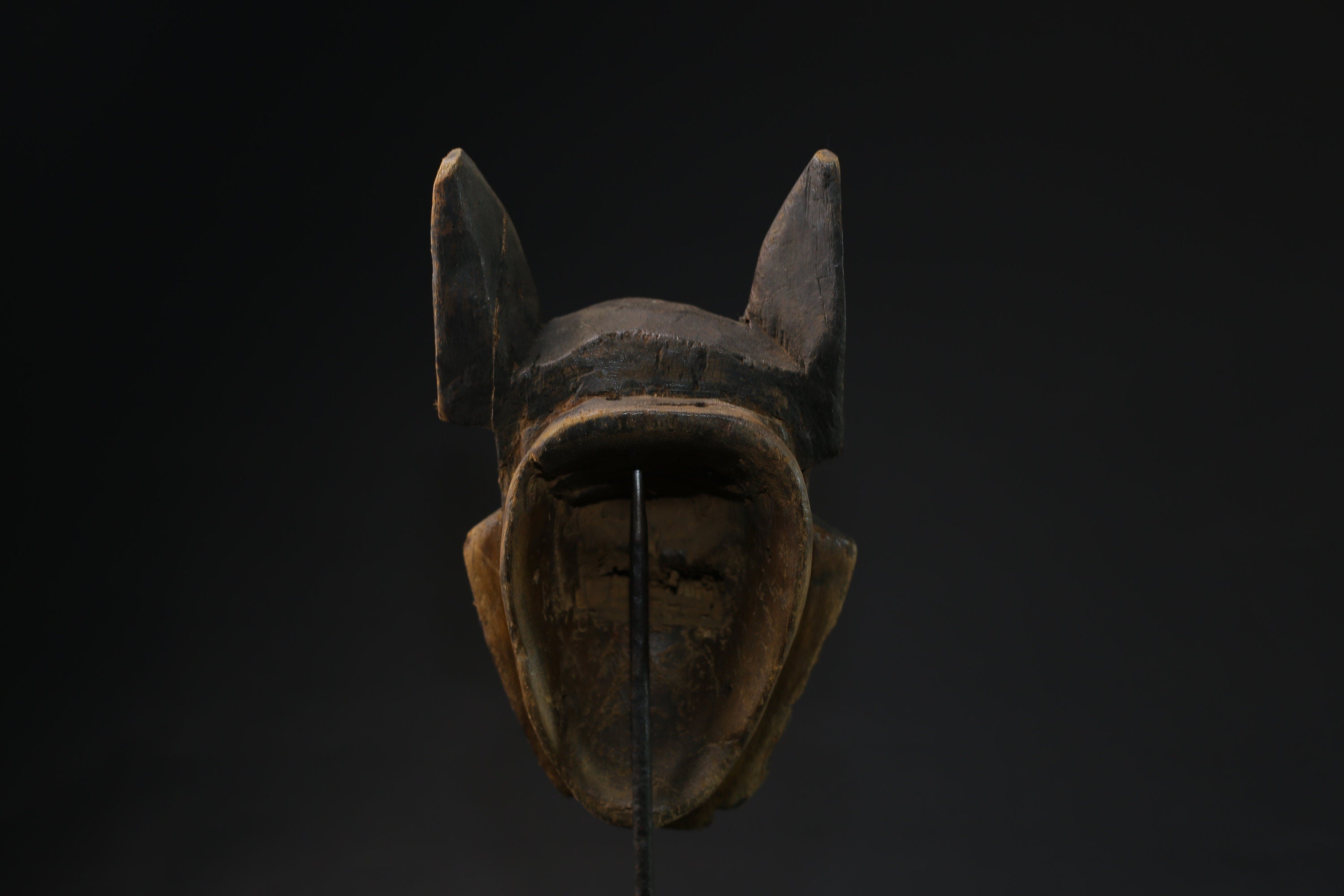 African Tribal Face Mask Wood Hand Carved Vintage Wall Hanging Guro mask-5394