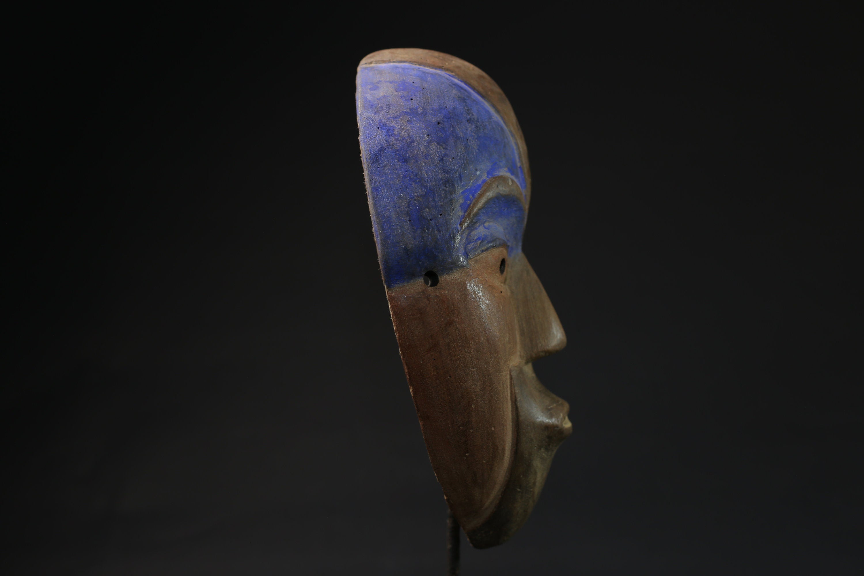 African Mask Tribal Face Mask Wood Hand Carved African Igbo Mask Nigeria-6831