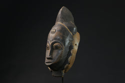 African Tribal Face Mask Wood Hand Carved Guro Zaouli Dance masks for wall-5418