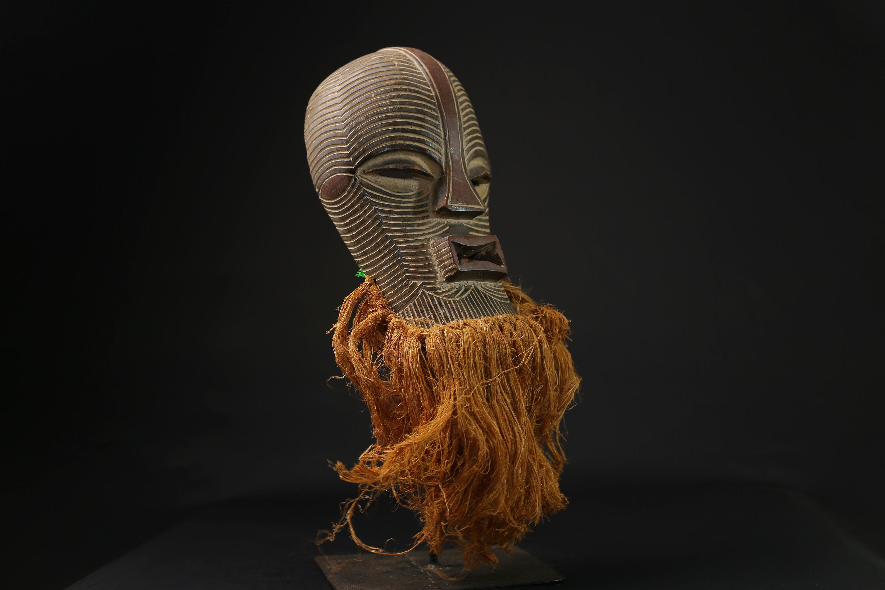 African Mask Wooden large songye kifwebe carved wooden Wall Hanging masks for wall-G2159