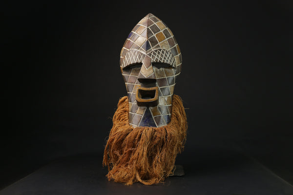 African Mask Wooden large songye kifwebe carved wooden Wall Hanging masks for wall-G2161