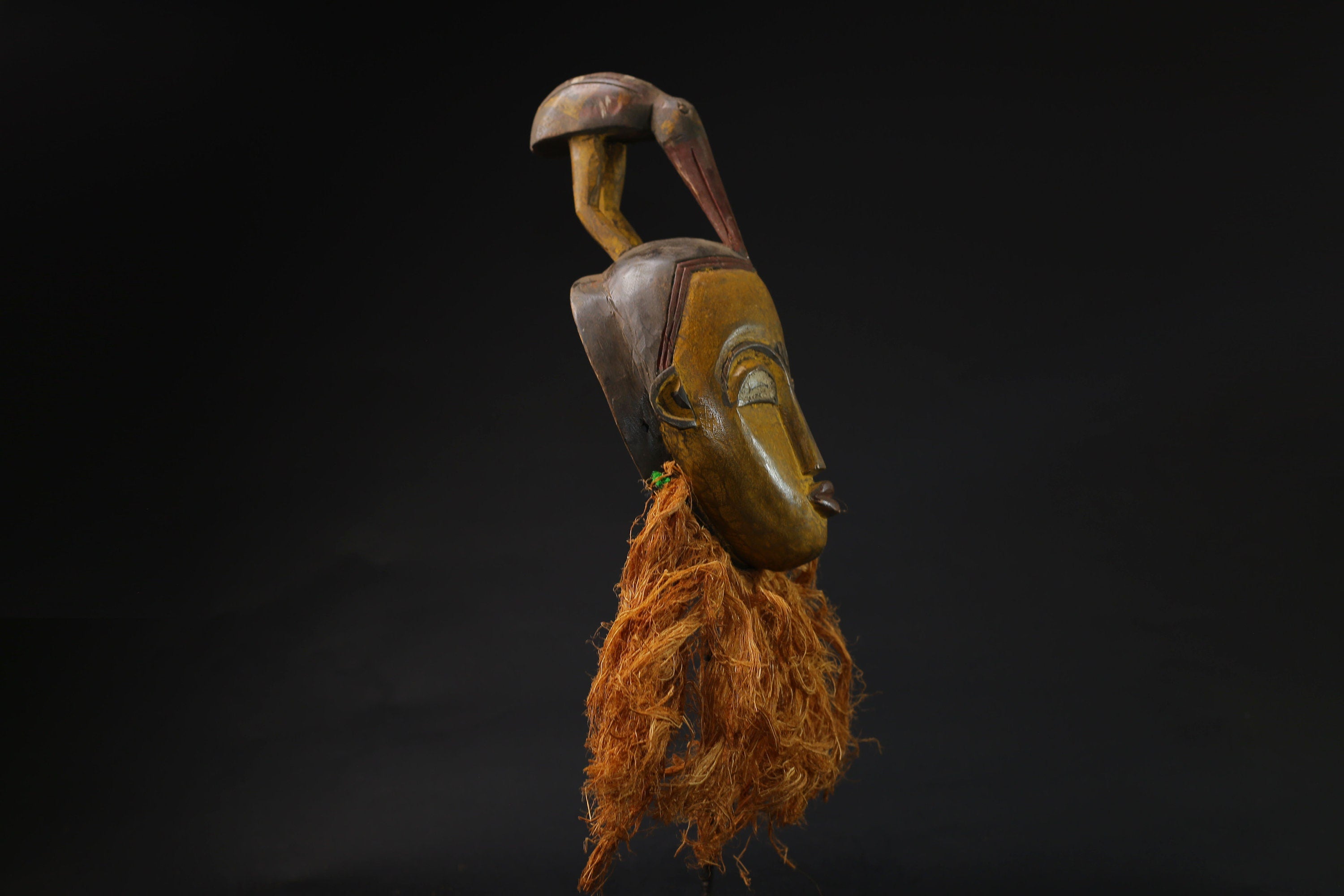 African Mask Wall Hanging Primitive Art Guro vintage african mask large masks for wall-G2165