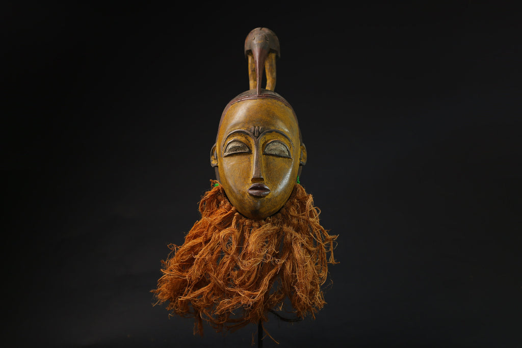 African Mask Wall Hanging Primitive Art Guro vintage african mask large masks for wall-G2165