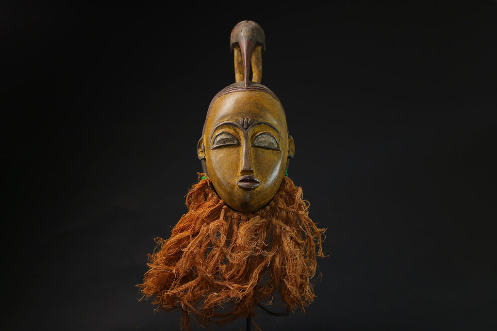 African Mask Wall Hanging Primitive Art Guro vintage african mask large masks for wall-G2165