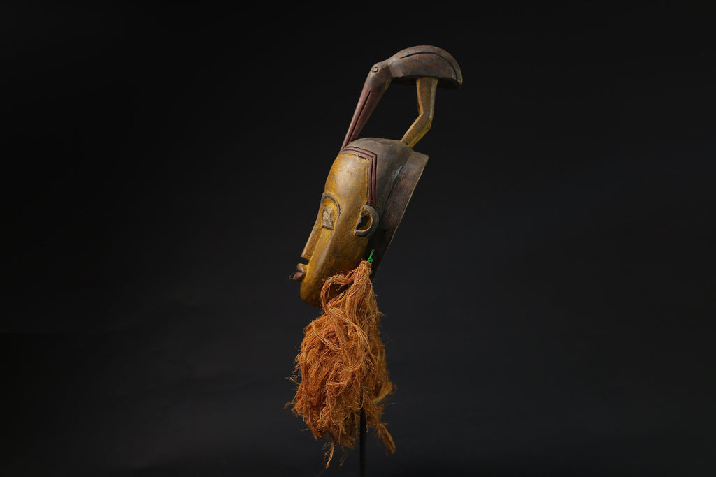 African Mask Wall Hanging Primitive Art Guro vintage african mask large masks for wall-G2165