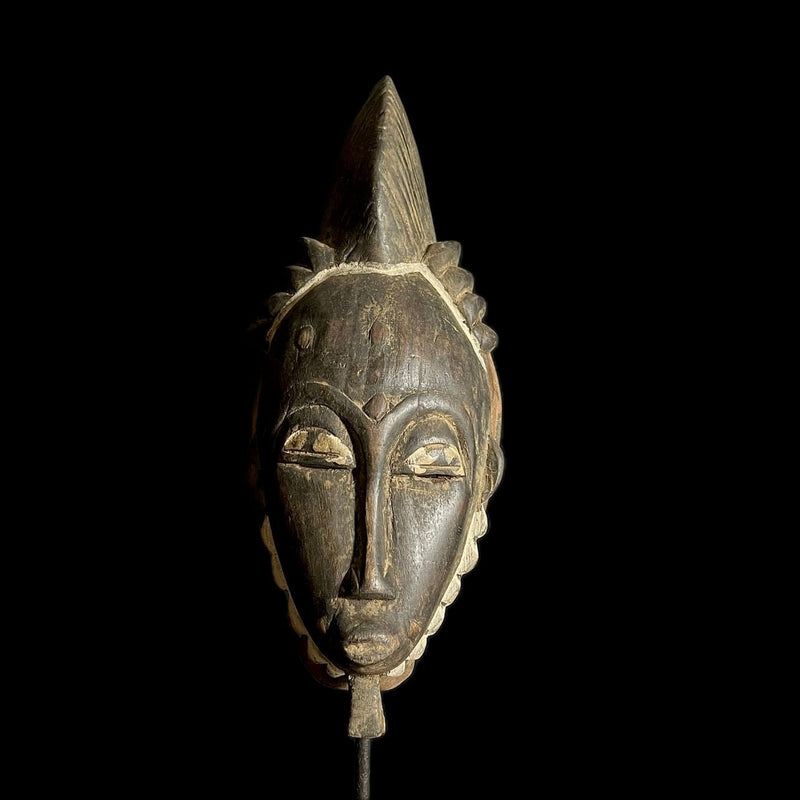 African Mask Collectible Hand Carved wood Wall Hanging Baule Ndoma masks for wall-G1901