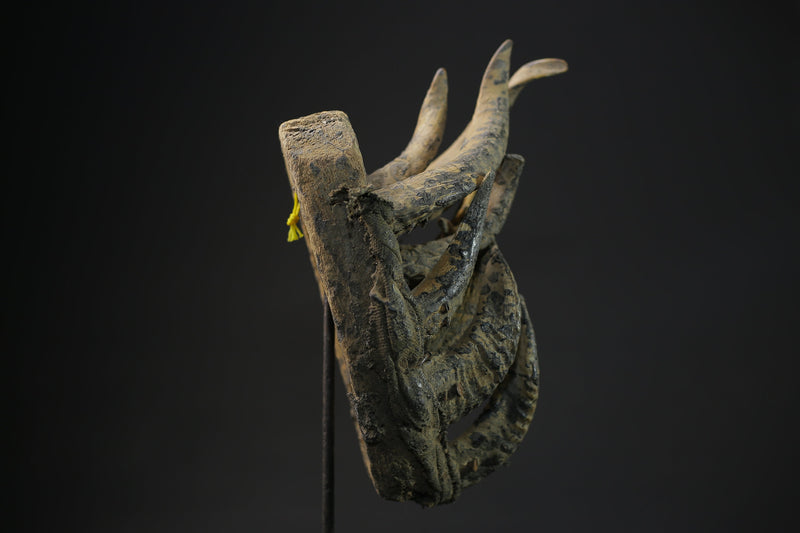 African Mask Carved Wood Tribal Mask vintage hanging tribal Gela War  masks for wall-G2173