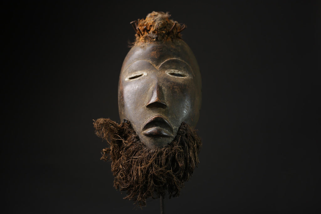 African Tribal Face Mask African dan Home Décor mask tribal art Dan Tank masks for wall -8332